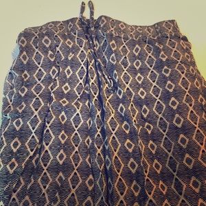 Aztec Print Maxi Skirt